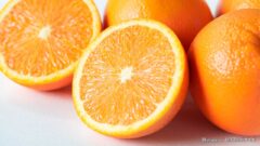 輪切りのオレンジの写真